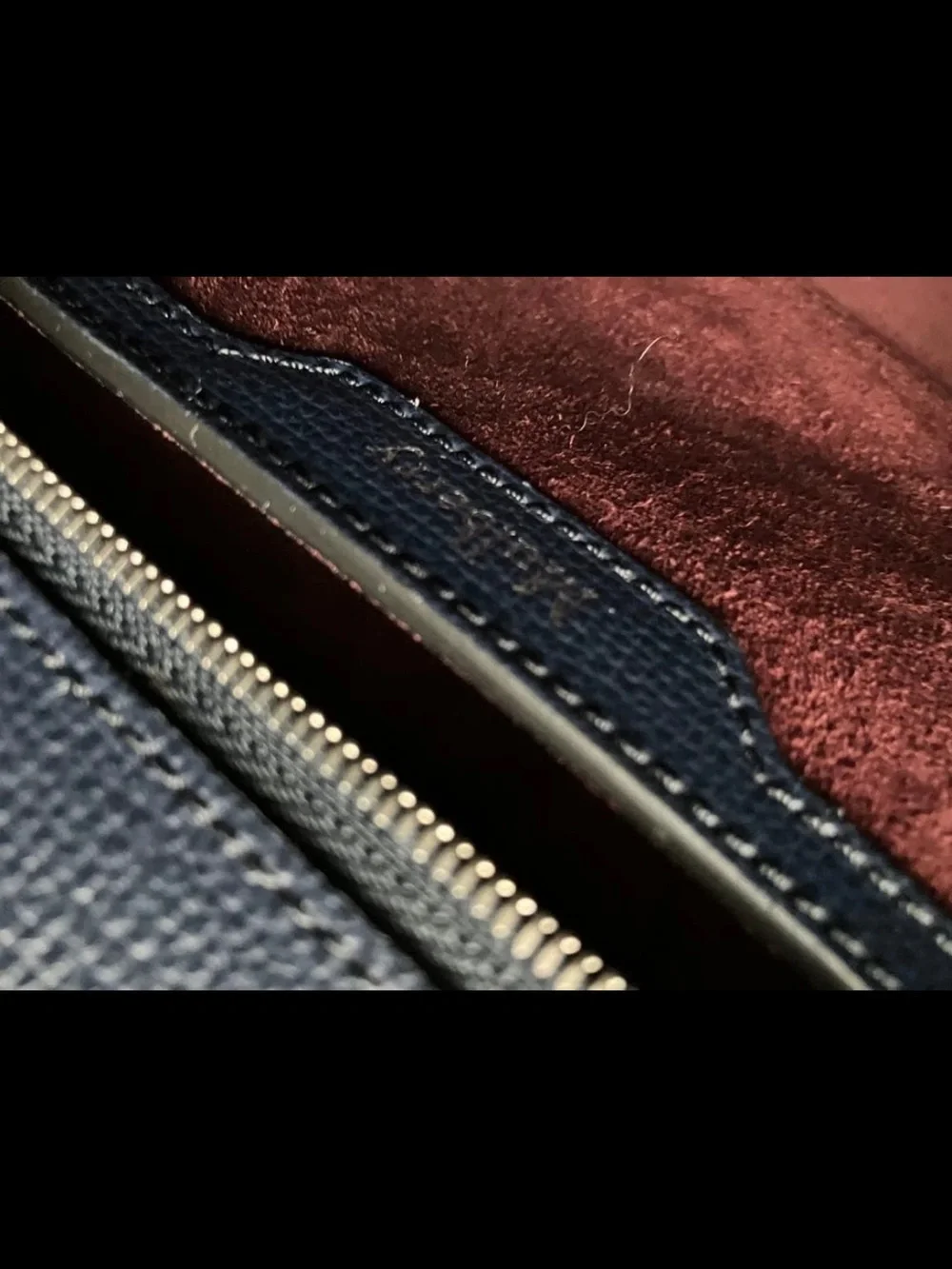 Mulberry Navy Leather Small Tote Bag